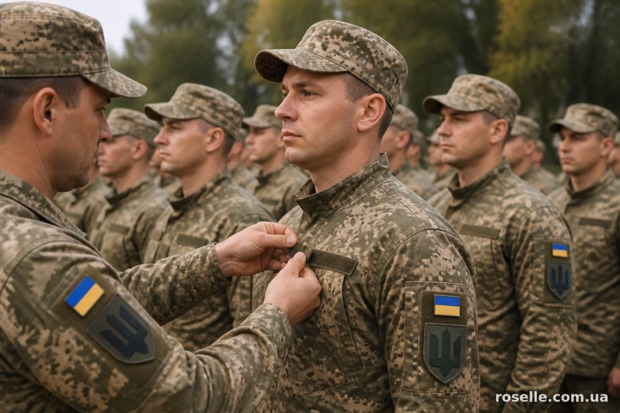 Три великі групи звань в українській армії